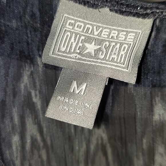 Womans Sheer Tank Top Shirt from Converse One Star from Medium - Picture 4 of 5